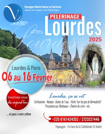 Lourdes et Paris - Février 2025