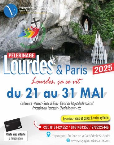 Lourdes et Paris - Mai 2025